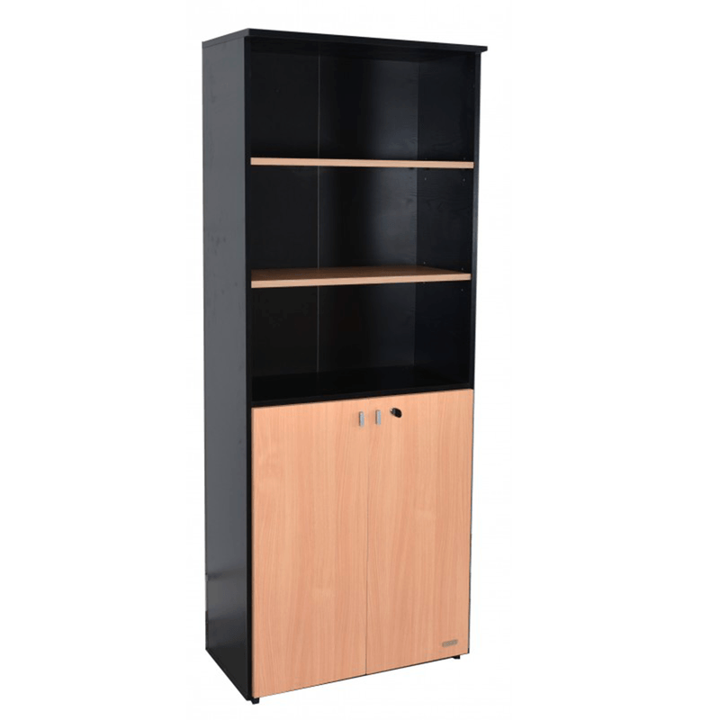 Biblioteca-Platinum-puertas-bajas-negro-haya-53003-maxihogar-1