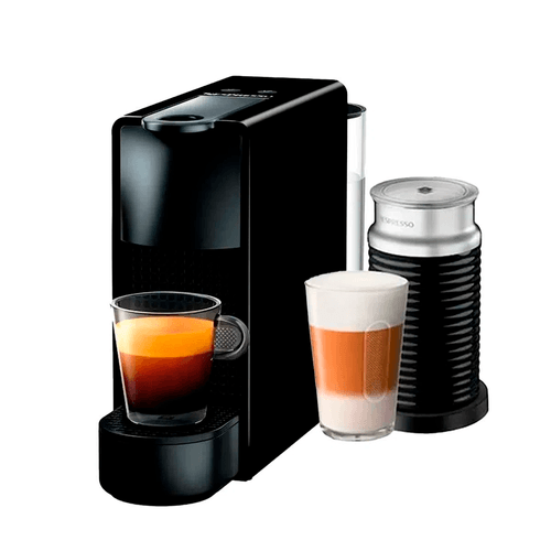 Cafetera Nespresso Essenza Mini Black Aeroccino-A3C30