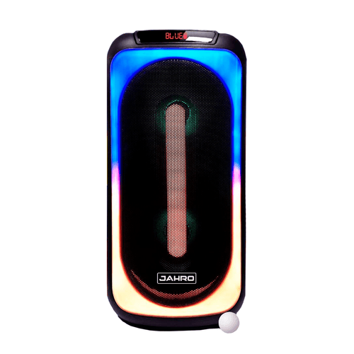 Bafle Activo Jahro JH-0808 2x8" Luces Cristal USB BT