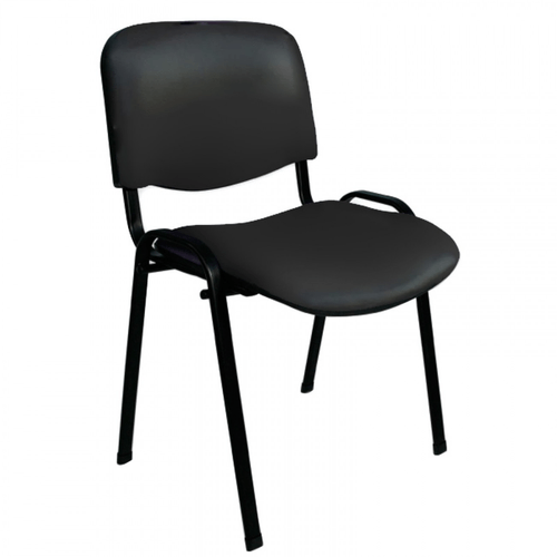 Silla Apilable Dakot 700 Negra Cuerina