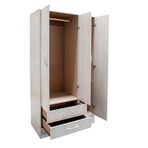 Placard 3 Puertas 2 Cajones - Gris Andino