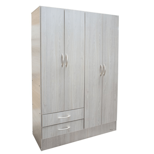Placard Platinum 91409 4 Puertas 2 Cajones Gris Andino