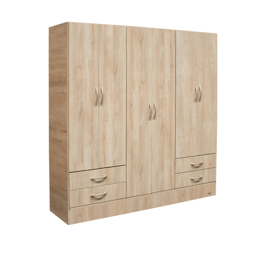 Placard Platinum Savanna 6 Puertas 4 Cajones