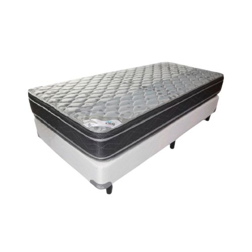 Conjunto Sommier Espuma De Alta Densidad Gani Silver Flex 080x190