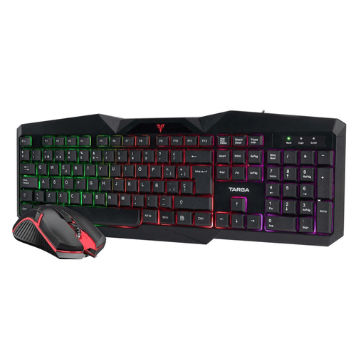Kit Teclado Mouse Gamer Targa Mars 200 Led