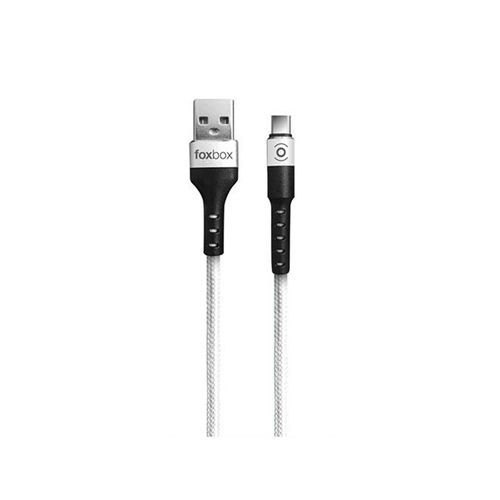 Cable FOXBOX Round Tipo C Blanco