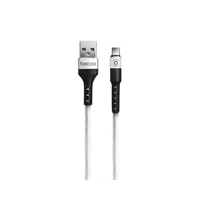 Cable FOXBOX Round Tipo C Blanco