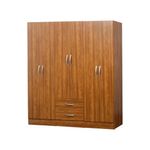 Placard Ricchezze Benevento 180 6 Puertas 2 Cajones Castaño