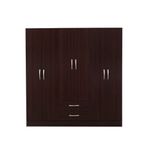 Placard Benevento 180 6 Puertas 2 Cajones Moro