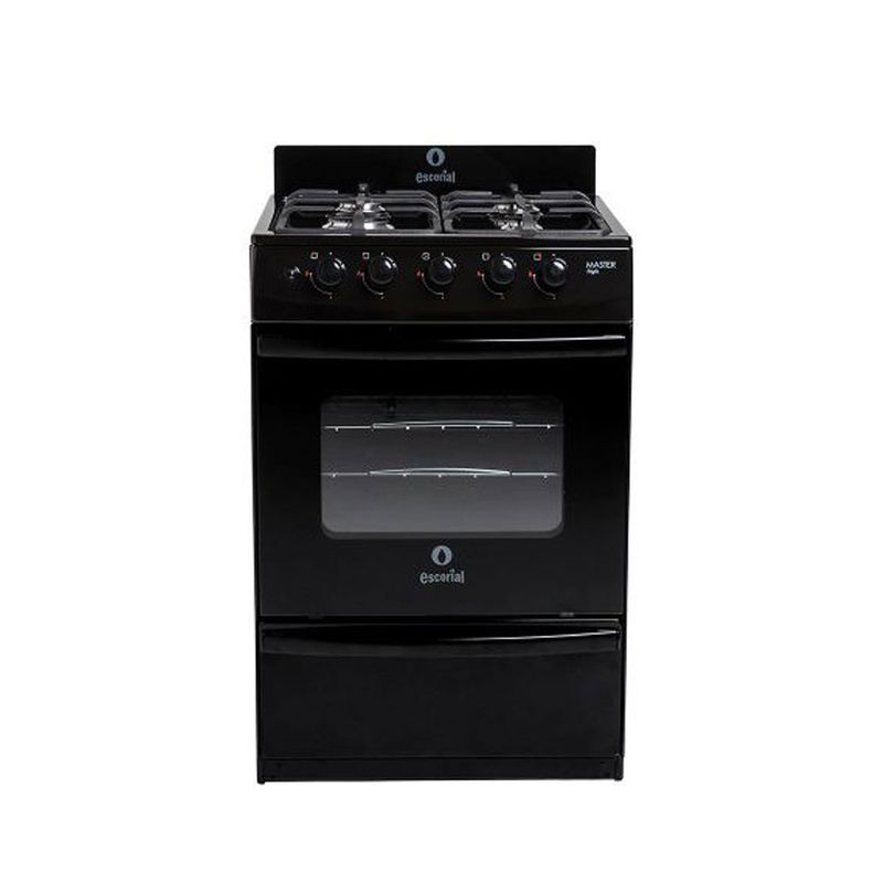 Cocina Escorial Master Style MASST56N Multigas 56CM Negro