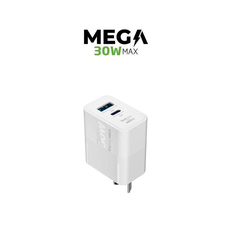 Cargador De Pared Foxfox Mega 30W Blanco