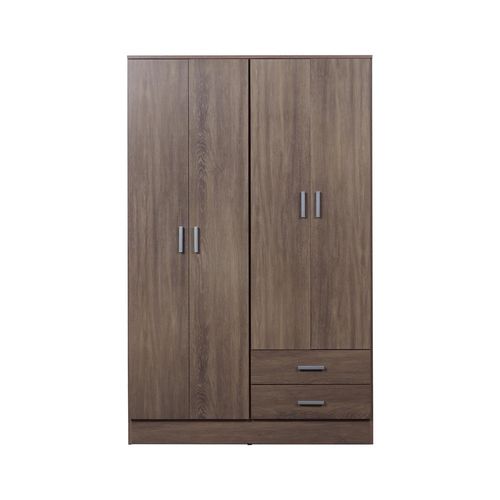Placard Ricchezze Tana Eco 4 Puertas 2 Cajones Moccha