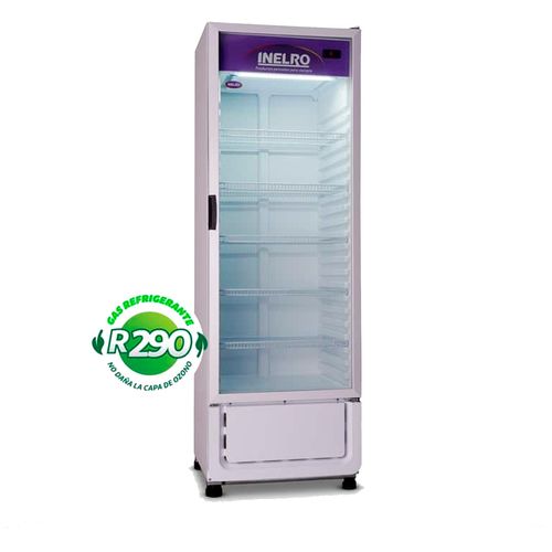 Exhibidora Vertical Inelro Mt-17 Ng R290 Vertical 460 Lts. Sin Cenefa