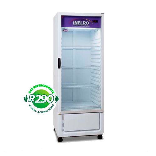 Exhibidora Vertical Inelro Mt-14 R290 Vertical 390 Lts. Sin Cenefa