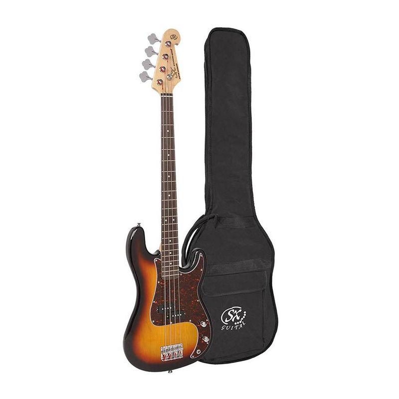 Bajo Electrico Sx 4c Sunburts 3 Tonos C/Funda