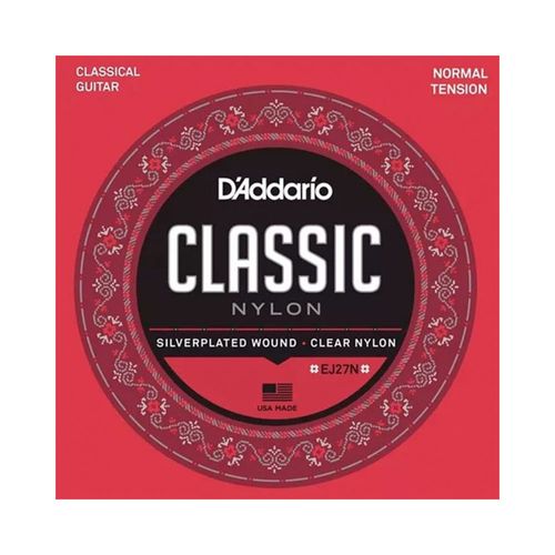 Cuerdas Daddario Encordado P/Guit Clasica Nylon Tens Med