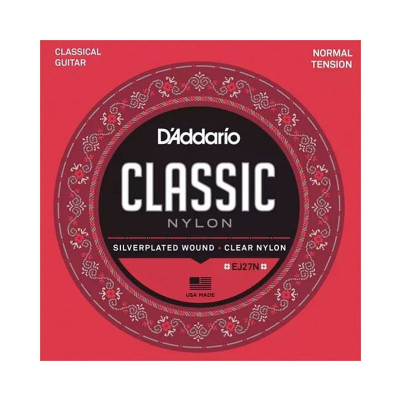 Cuerdas Daddario Encordado P/Guit Clasica Nylon Tens Med