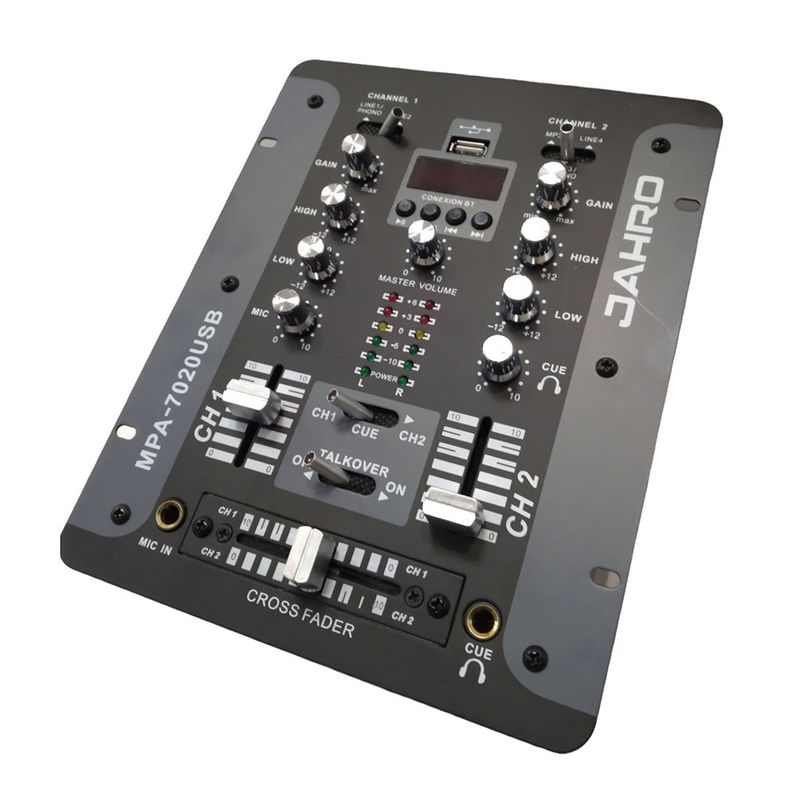 Comp Audio Jahro Mixer 2CH c/USB y Bluetooth