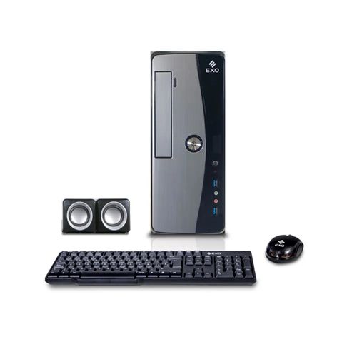 PC Escritorio EXO CPU Ready D6-S3185 Core i3 8GB 480GB SSD Win 11