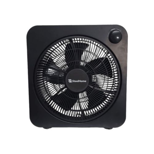 Ventilador Turbo Steel Home 12" Parrilla Negra Sht12