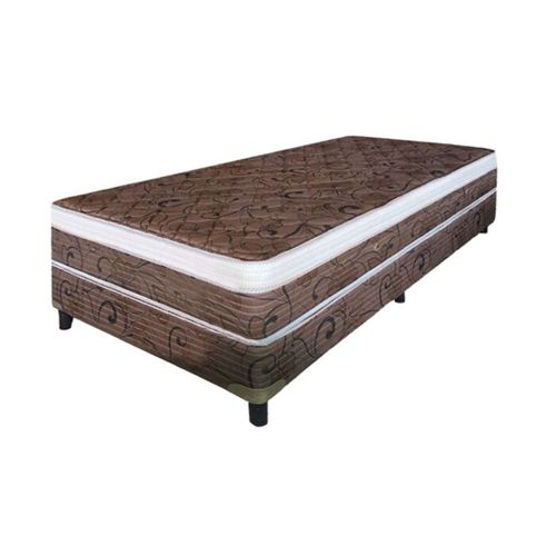 Conjunto Sommier Espuma Sueño Dorado Conjunto Cairo Tradicional 80x190x26