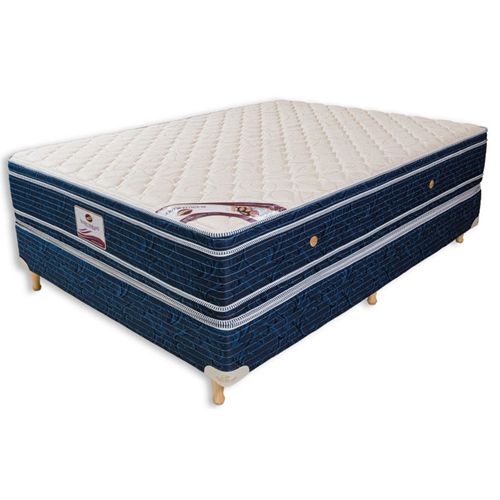 Conjunto Sommier Espuma Sueño Dorado Atenas Tradicional 160x200