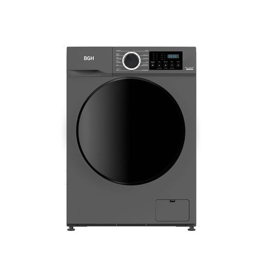 Lavarropa Carga Frontal Inverter Bgh Bwfi08s24ar 8 Kg 1400rpm Silver