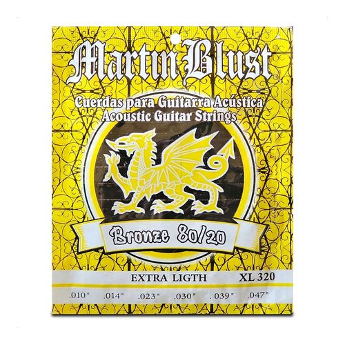 Encordado P/Guit Acustica Bronze 010 Martin Blust Xl320