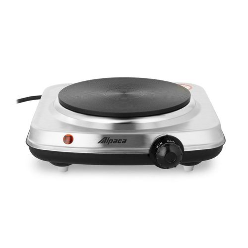 Anafe Electrico Alpaca HP102 Steel 1 Hornalla Inox.