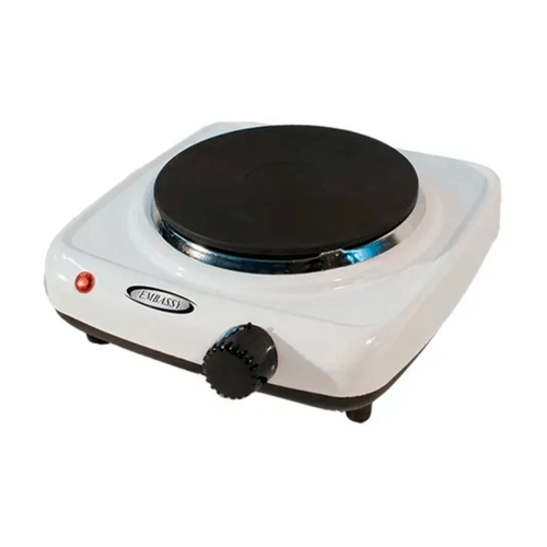 Anafe Eléctrico Embassy Hp-2B Blanco 1 Hornalla