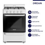 Cocina Gas Drean Cd5602ab0 2