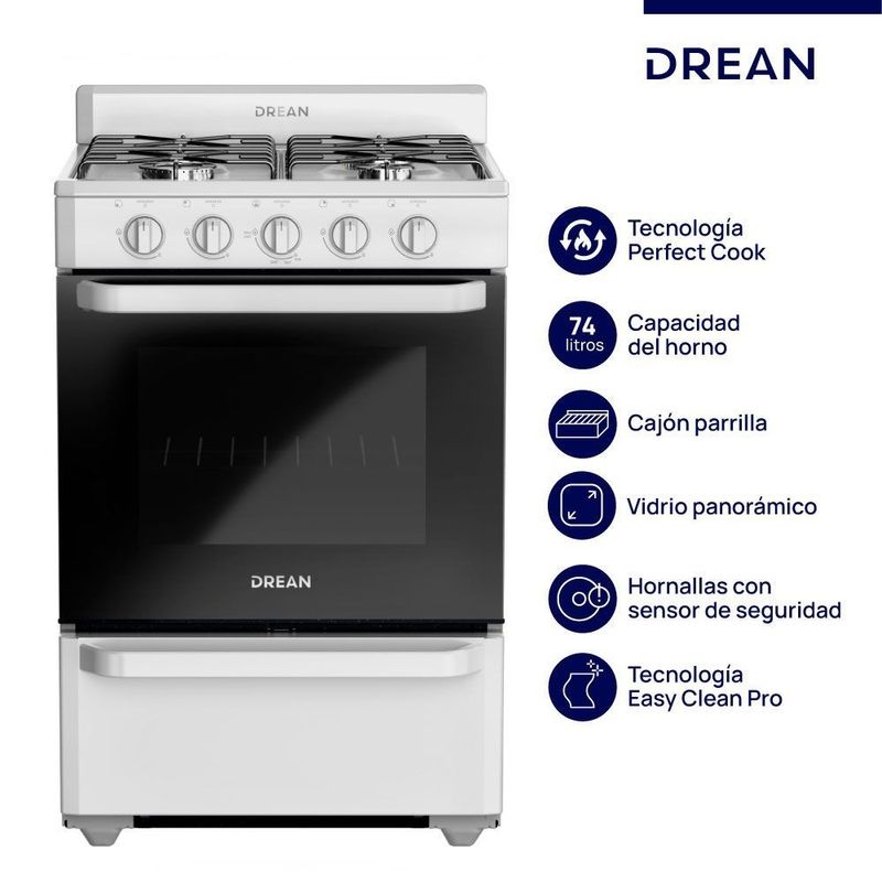 Cocina Gas Drean Cd5602ab0 2