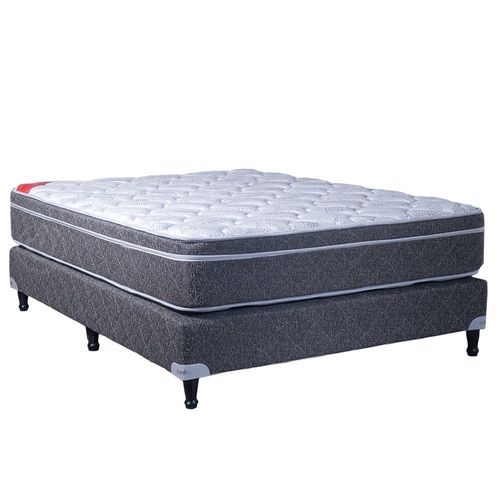 Conjunto Sommier Espuma De Alta Densidad Maxiking Crepusculo 140x190x028