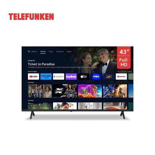 Smart Tv Telefunken 43" Tk4325fs5a Android Tv