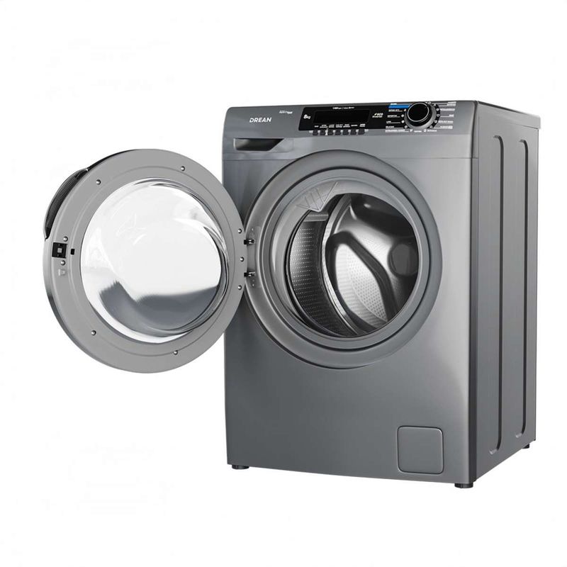 Lavarropa Automatico Drean Lfdr0814sg0 8 Kg 1400 Rpm Gris