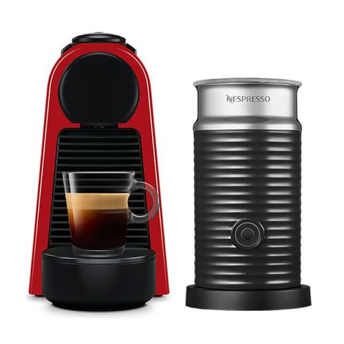 Cafetera Nespresso Essenza Mini Red + Aeroccino