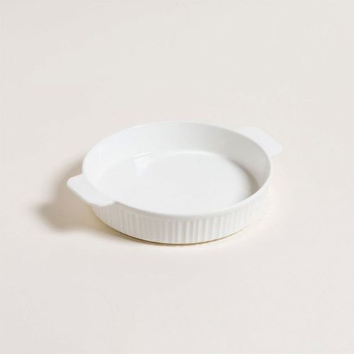 Fuente Para Horno Redonda Asas Rayas 30.5x26x5cm
