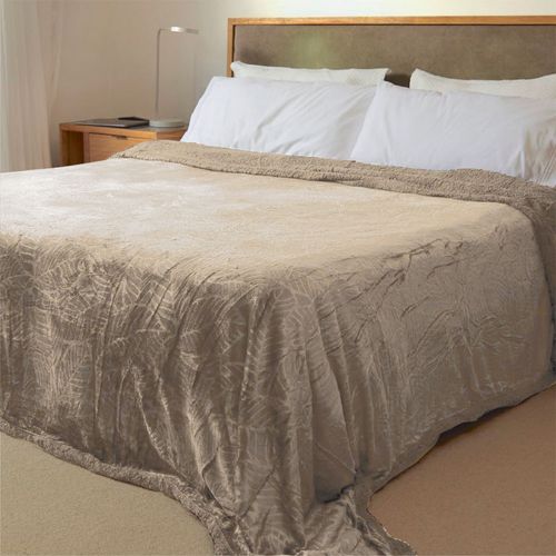 Frazada Vermont King Beige