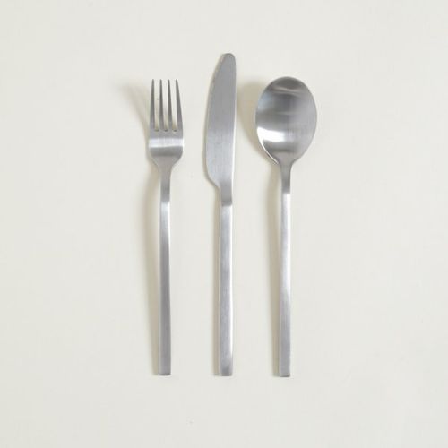 Set x 3 Utensilios De Mesa Amsterdam Plata 20 cm