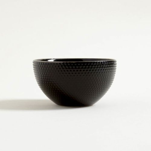 Bowl Abu Dhabi Negro Borde Dorado 14.6cm
