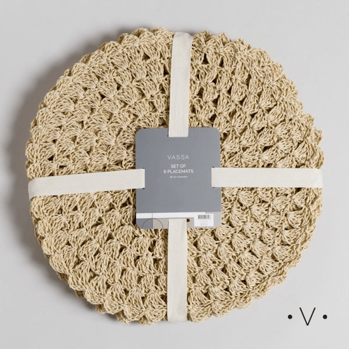 Set x 6 Individuales Redondos 38 cm