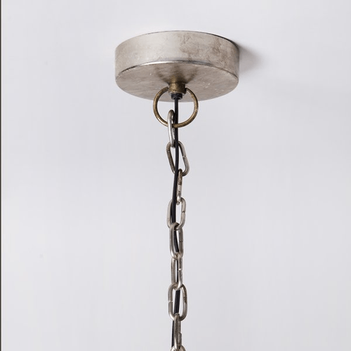 Lampara Colgante Madhur Silver Antique 72x50cm