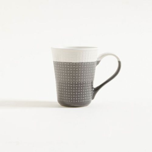 Mug Tramado Gris Degrade 300ml