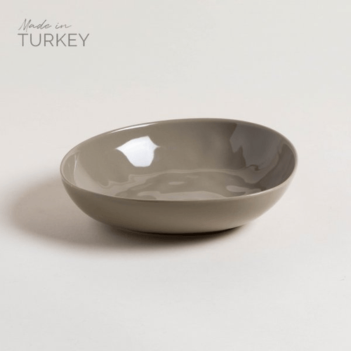 Plato Hondo Irregular Umay Vison 23.5cm