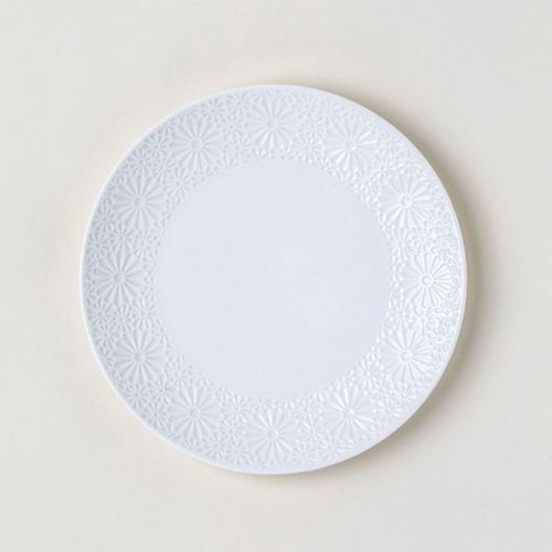 Plato Trama Margarita 27x27x3cm