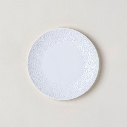 Plato Trama Margarita 22x2cm