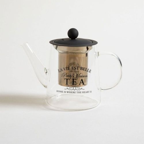 Tetera Recta De Vidrio C/F Petit Maison 580ml