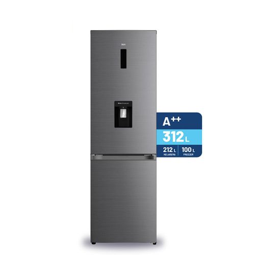 Heladera BGH BRC330I2A Combi Dark Inoxidable No Frost 312L