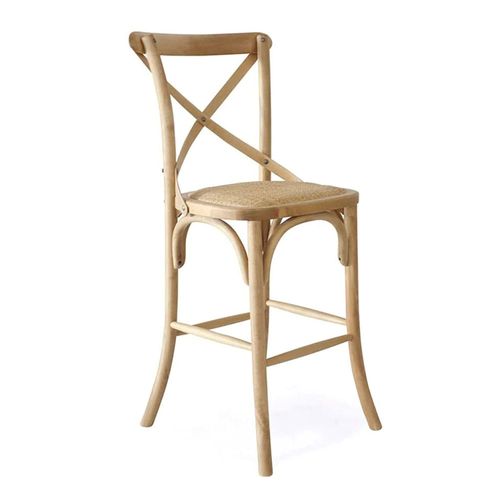 Banqueta Decototale Cross Madera Natural