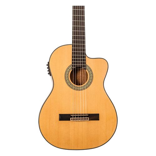 Guitarra Clasica Peavey Nylon C/Corte Y Ecualizador Delta Woods